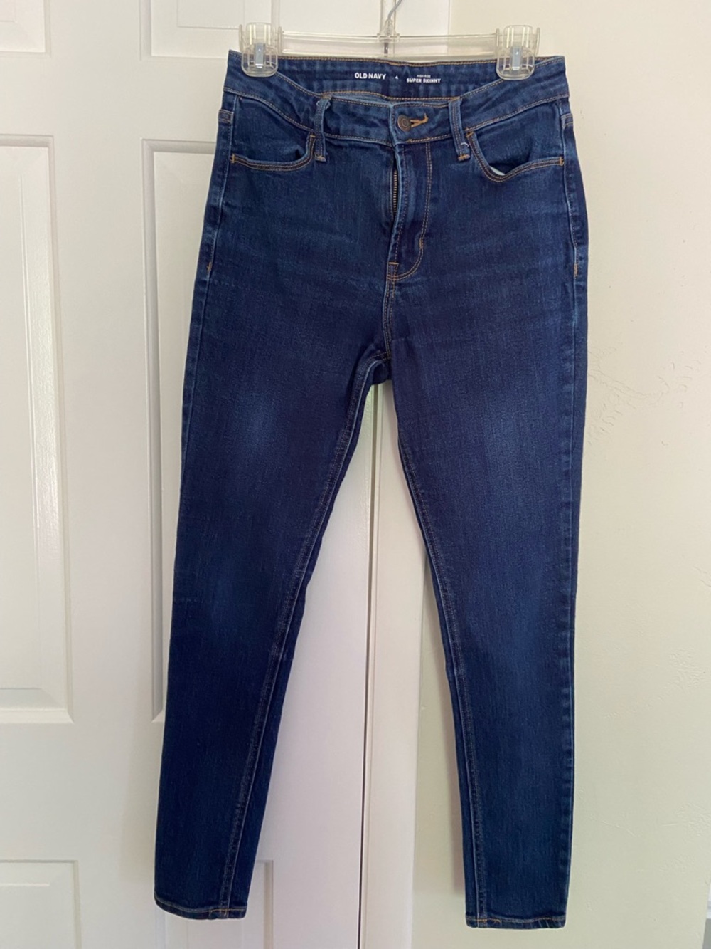 Old Navy Dark Blue High-Rise Skinny Jeans